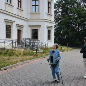 Widok na jedną z wież Zamku