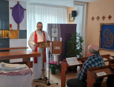 Obchody Wielkiego Czwartku w kaplicy