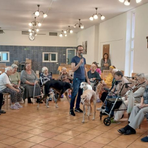 Seniorzy, pieski i pan Marek.jpg
